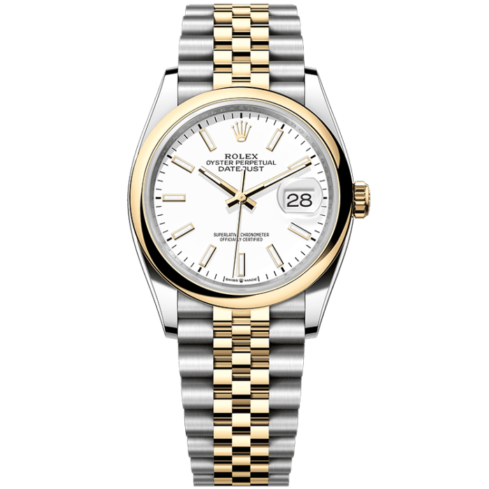 Rolex Datejust White Two-Tone 36mm