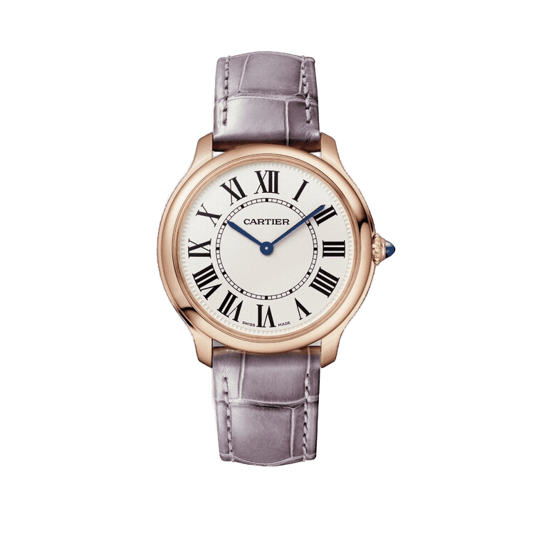 Cartier Ronde Louis White Leather 36mm