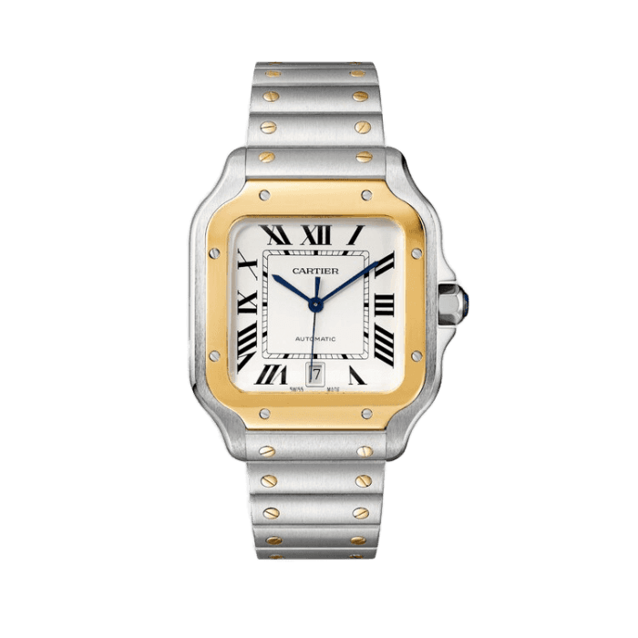 Cartier Santos De Cartier White Steel 39.8mm