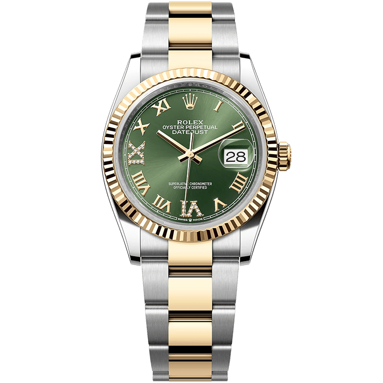 Rolex Datejust Green Two-Tone 36mm