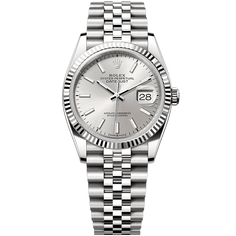 Rolex Datejust Silver Steel 36mm