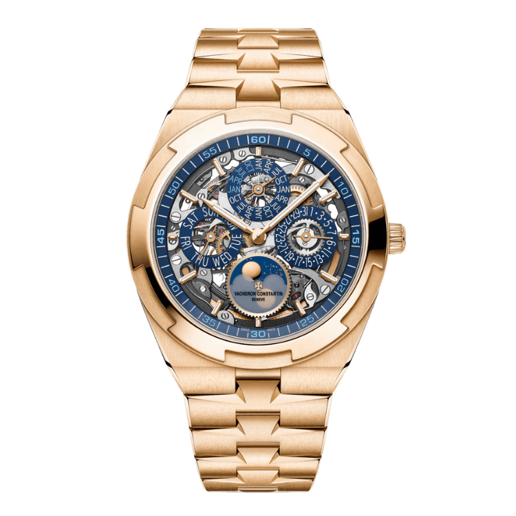 Vacheron Constantin Overseas Silver Rose Gold mm