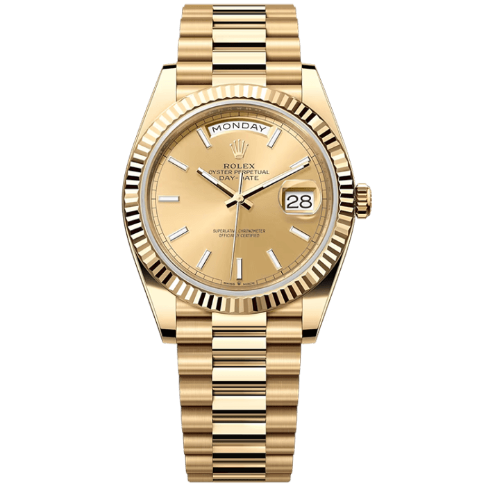 Rolex Day-Date Champagne Yellow Gold 40mm