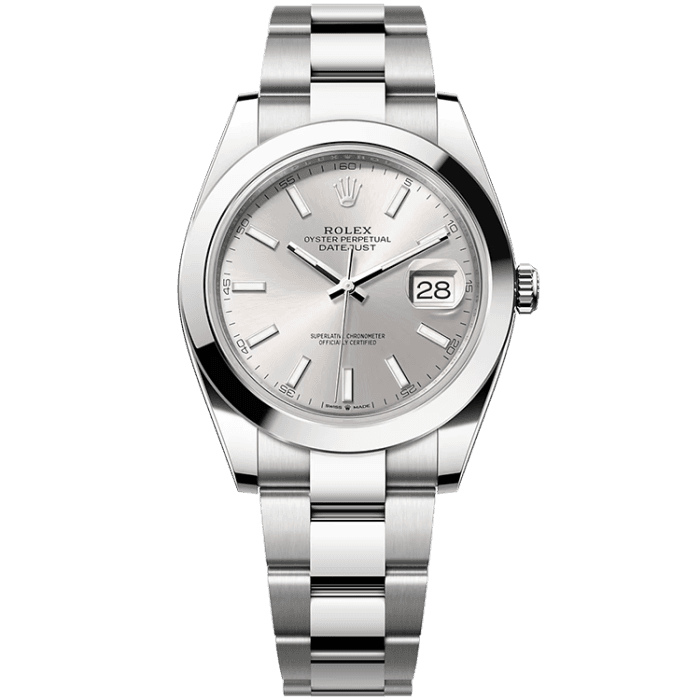 Rolex Datejust Silver Steel 41mm