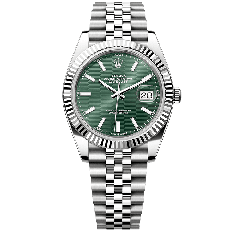 Rolex Datejust Green Steel 41mm