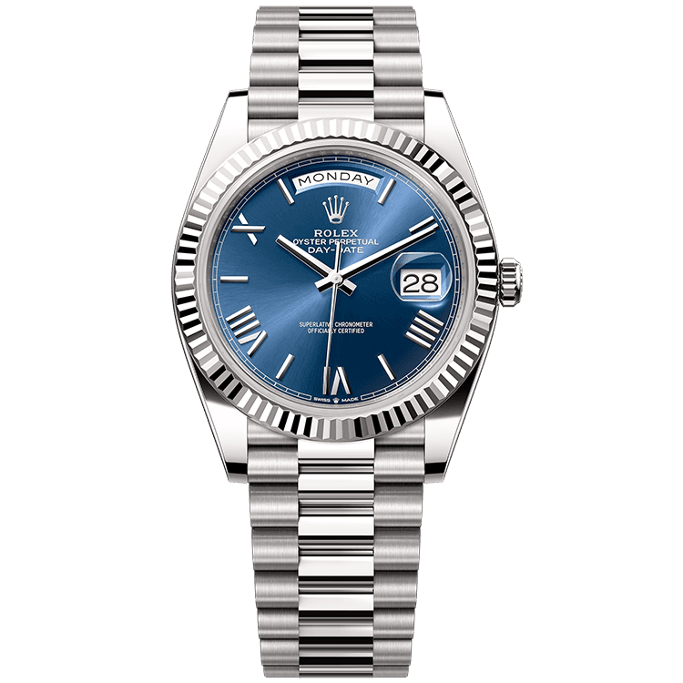 Rolex Day-Date Blue White Gold 40mm