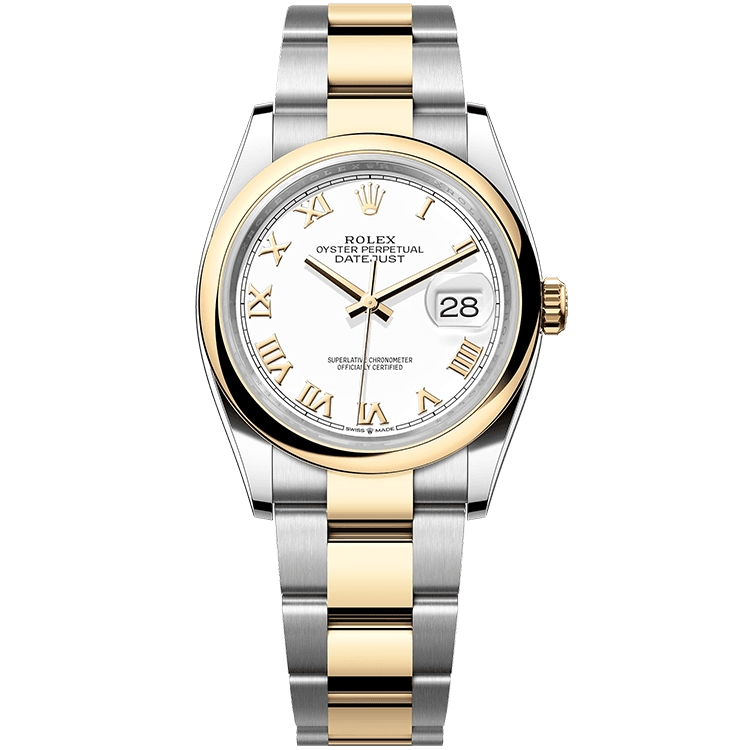 Rolex Datejust White Two-Tone 36mm