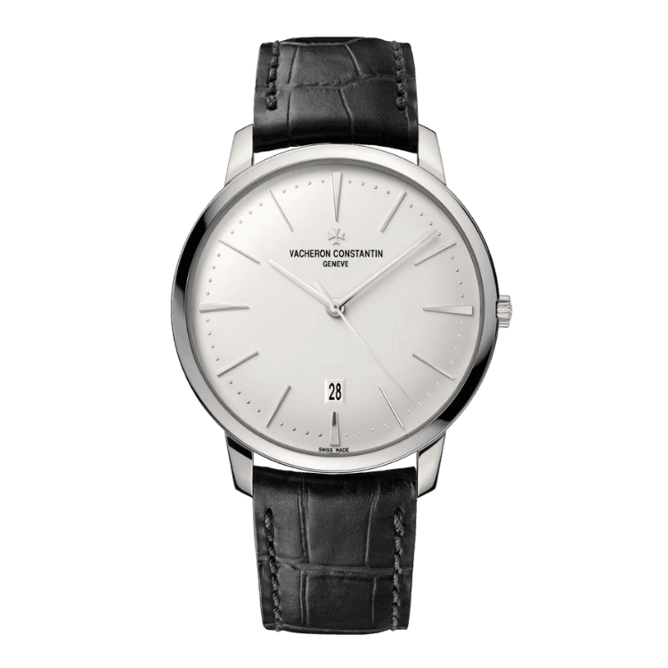 Vacheron Constantin Patrimony Silver Alligator Leather 40mm