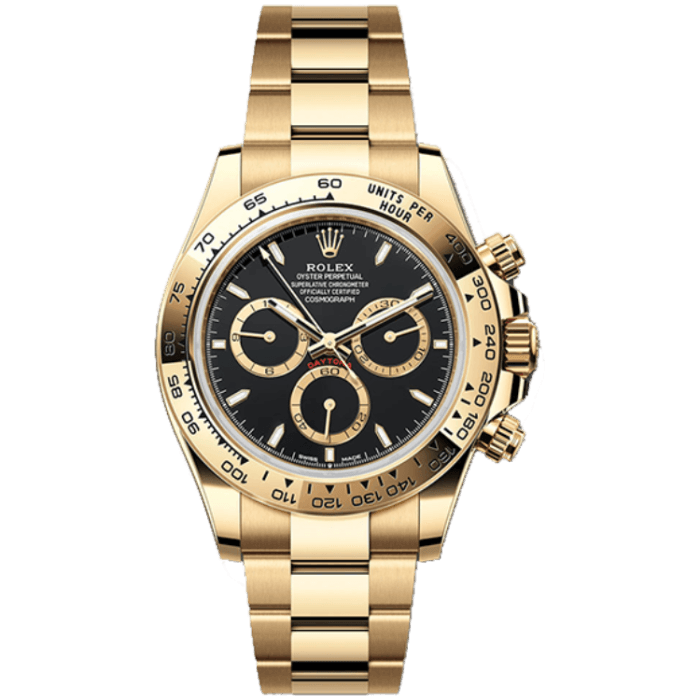 Rolex Daytona Black Yellow Gold 40mm
