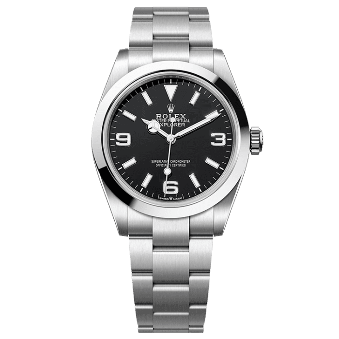 Rolex Explorer Black Steel 40mm