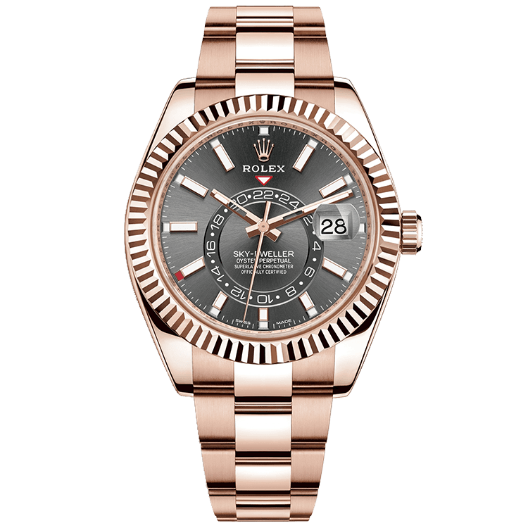 Rolex Sky-Dweller Grey Rose Gold 42mm