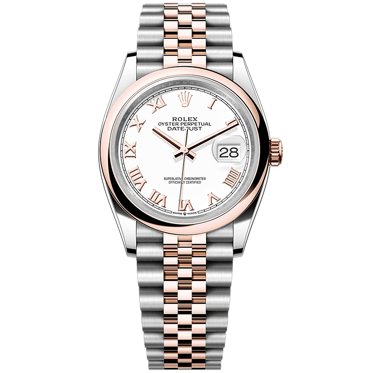 Rolex Datejust White Two-Tone 36mm