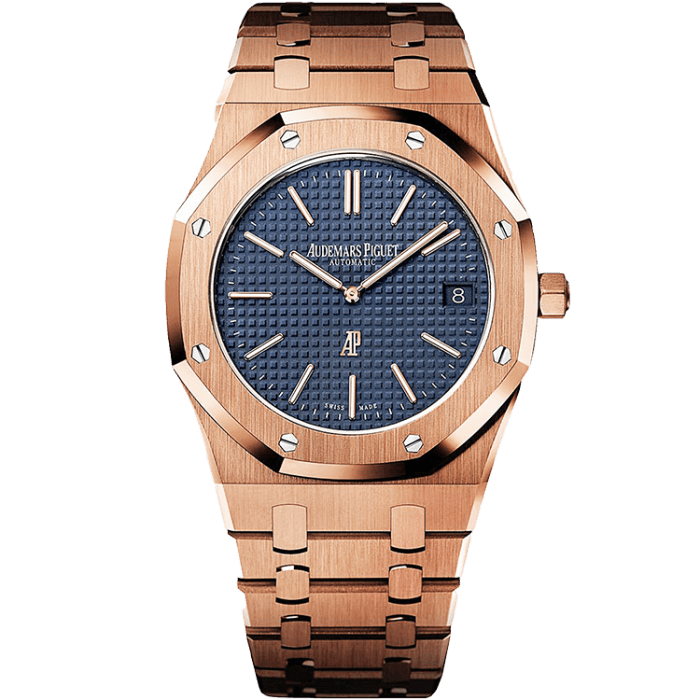 Audemars Piguet Royal Oak Jumbo Ultra Thin Blue Rose Gold 39mm