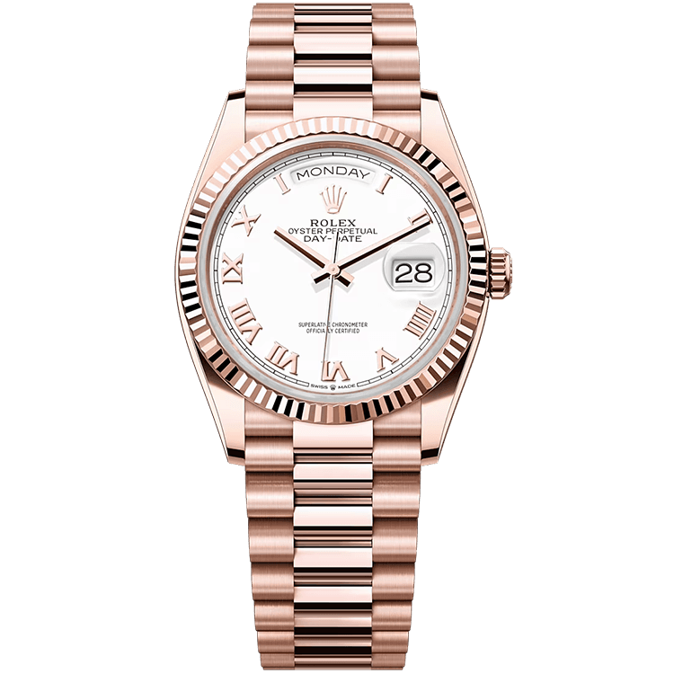 Rolex Day-Date White Rose Gold 36mm