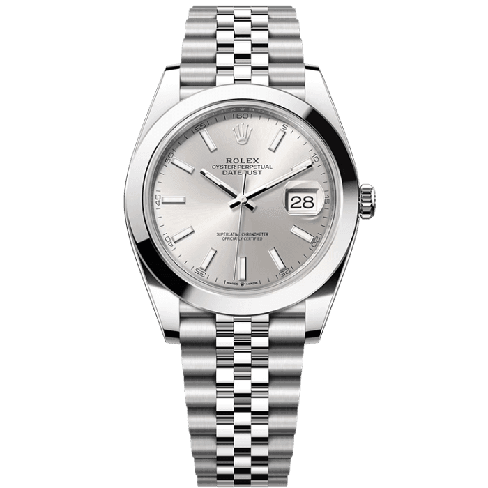 Rolex Datejust Silver Steel 41mm