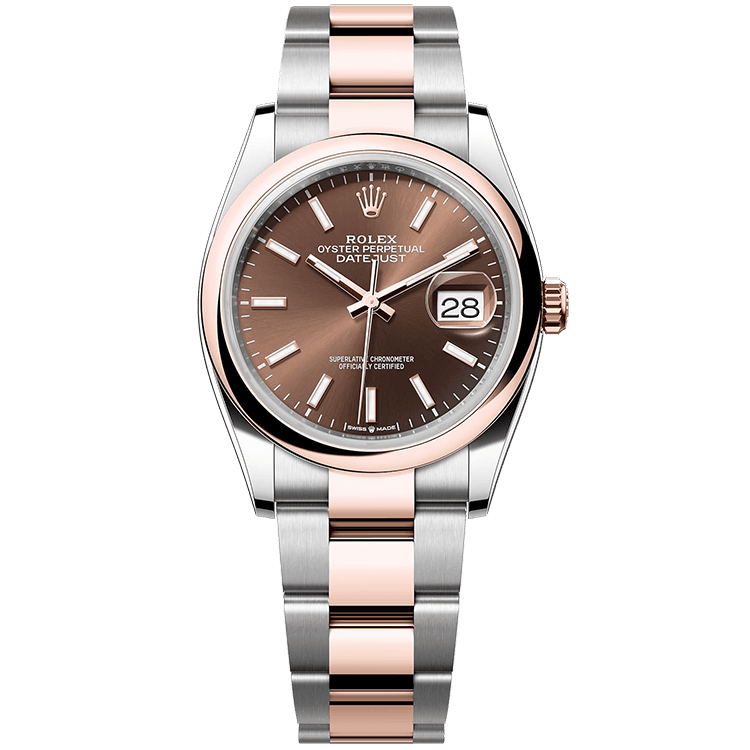 Rolex Datejust Chocolate Two-Tone 36mm