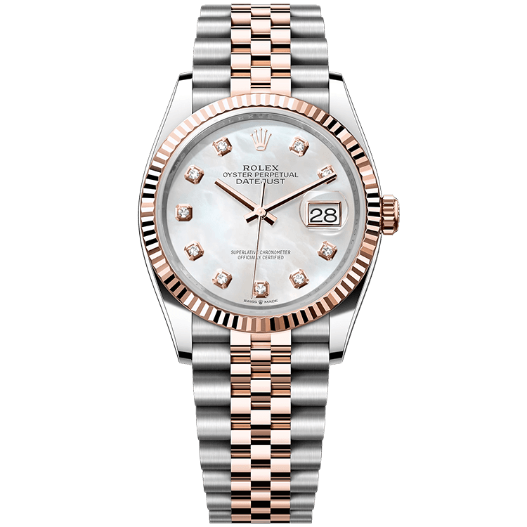 Rolex Datejust Mother of Pearl Two-Tone 36mm
