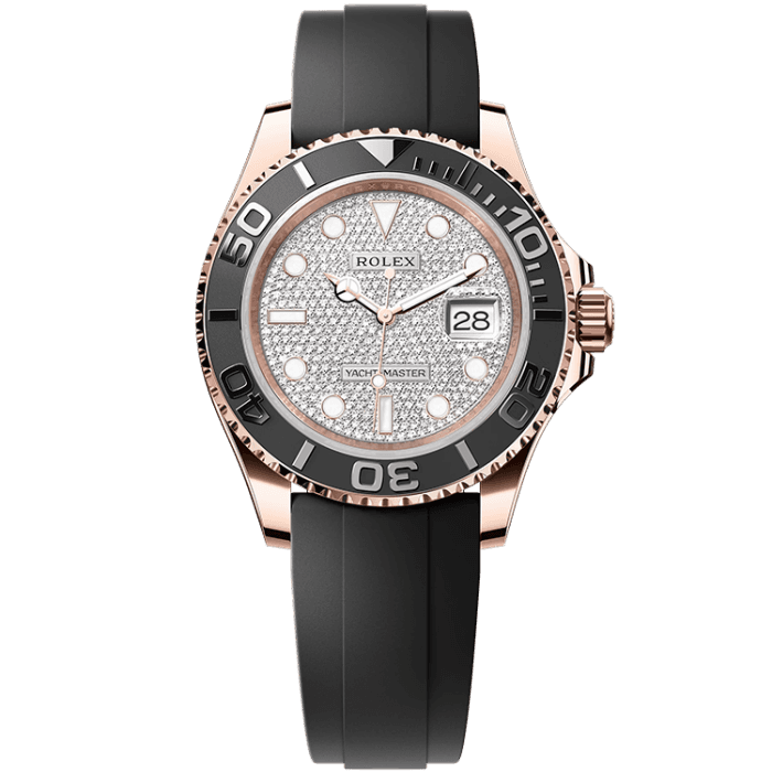 Rolex Yacht-Master Diamond Pave Rubber 40mm