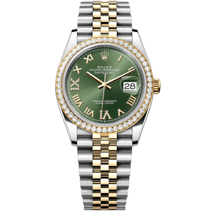 Rolex Datejust Green Two-Tone 36mm