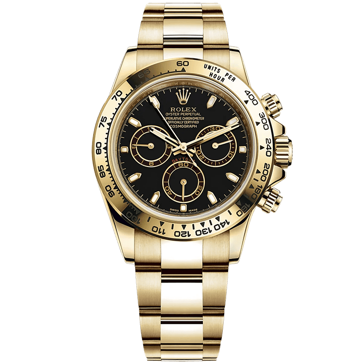 Rolex Daytona Black Yellow Gold 40mm