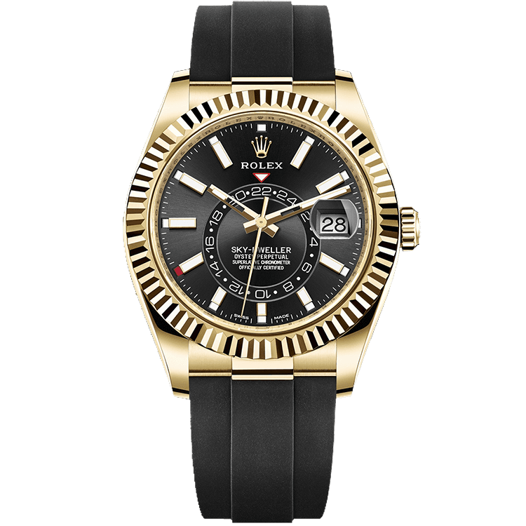 Rolex Sky-Dweller Black Rubber 42mm