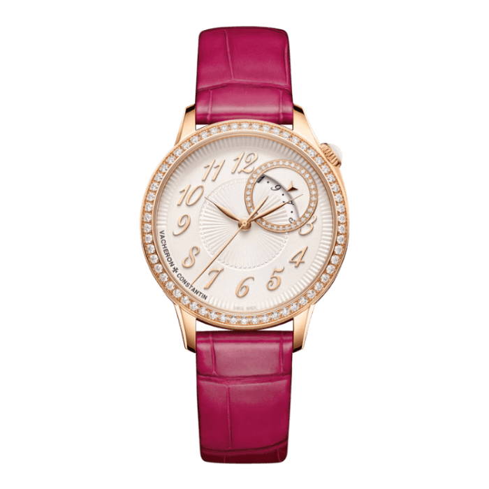 Vacheron Constantin Égérie Moon Phase Cream Alligator Leather 35mm