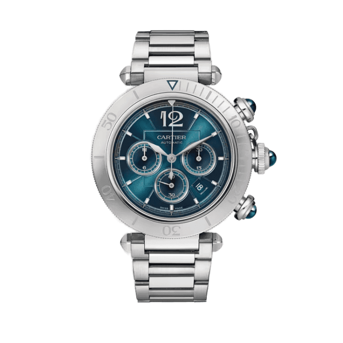 Cartier Pasha Blue Steel 41mm