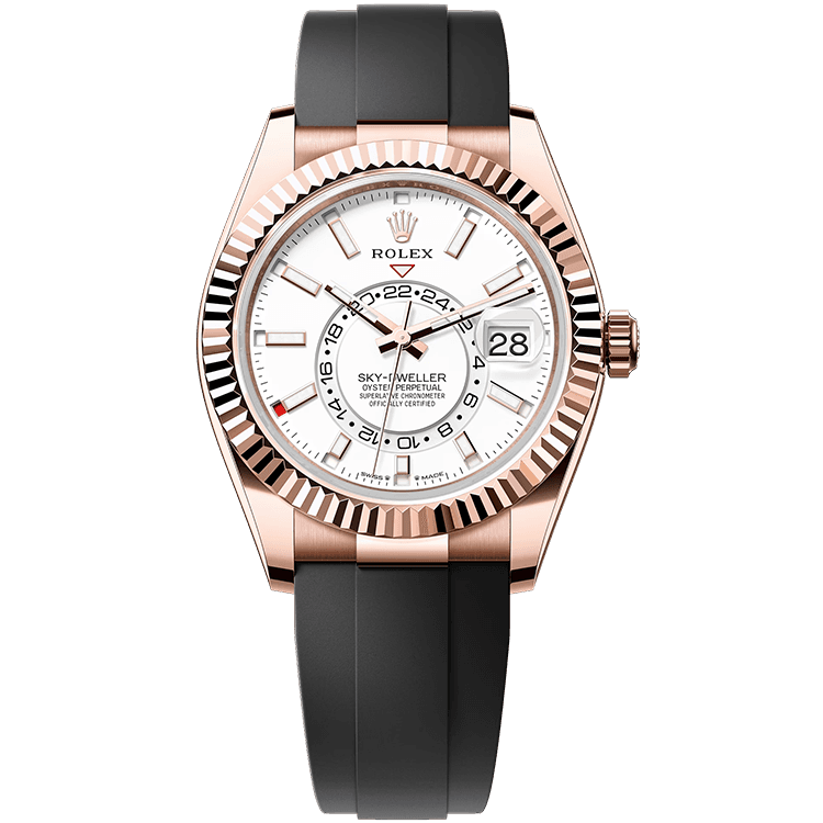 Rolex Sky-Dweller White Rubber 42mm