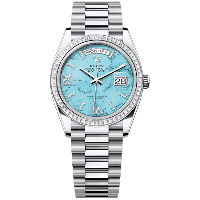 Rolex Day-Date Blue Platinum 36mm