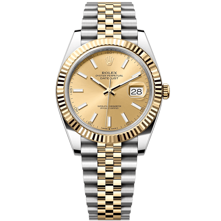Rolex Datejust Champagne Two-Tone 41mm