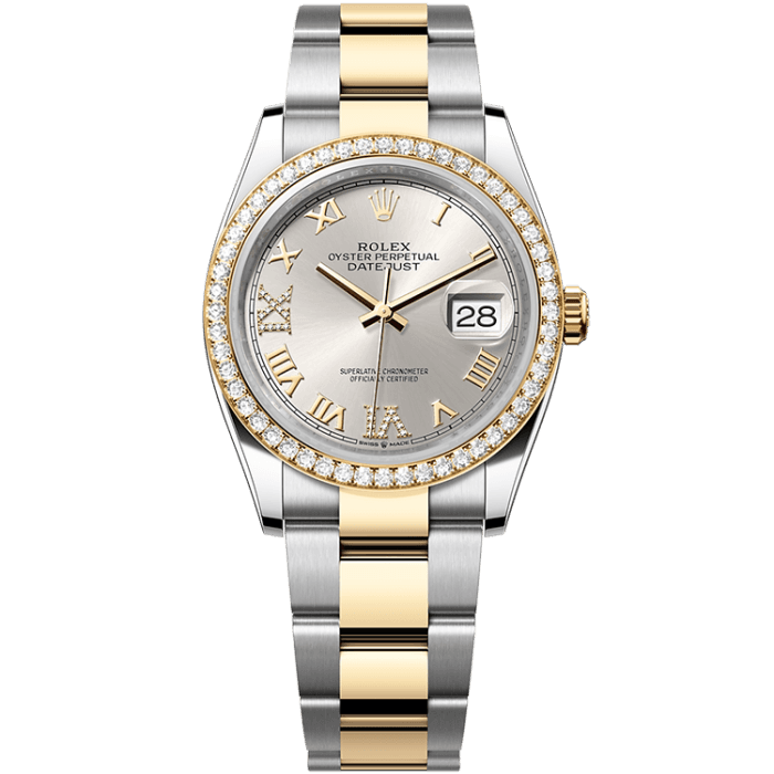 Rolex Datejust Silver Two-Tone 36mm