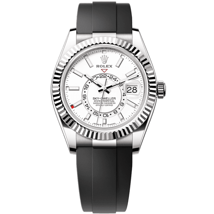 Rolex Sky-Dweller White Rubber 42mm