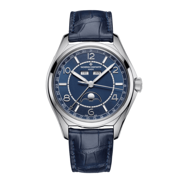 Vacheron Constantin Fiftysix Blue Alligator Leather 40mm