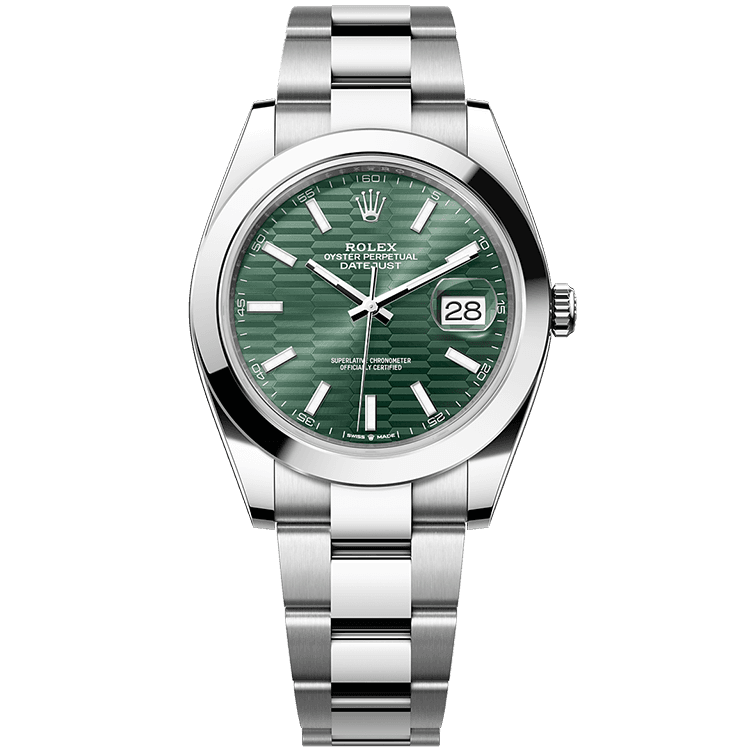 Rolex Datejust Green Steel 41mm