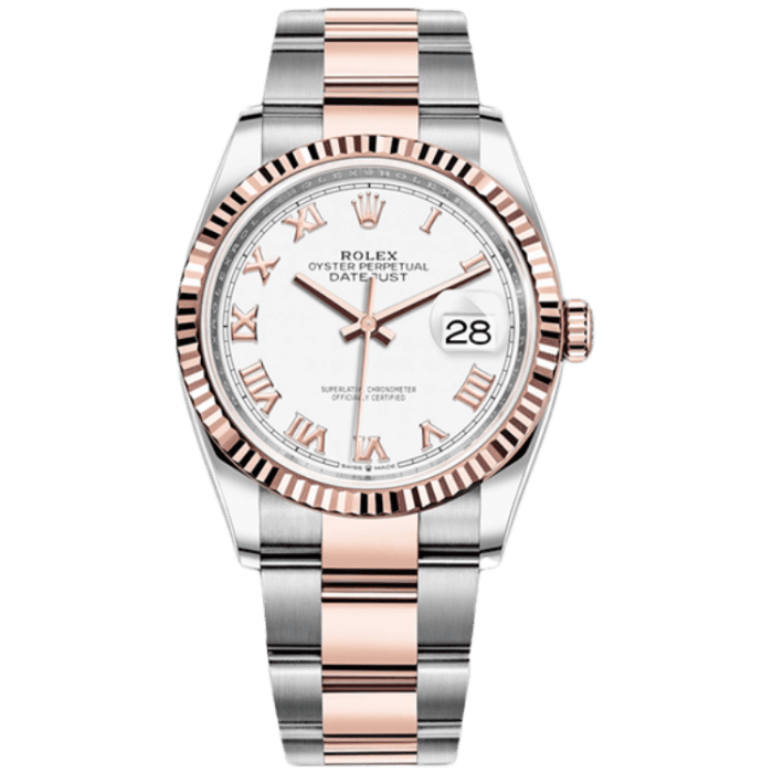 Rolex Datejust White Two-Tone 36mm