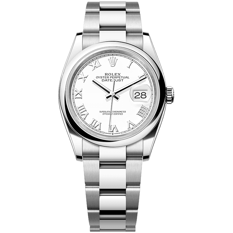 Rolex Datejust White Steel 36mm