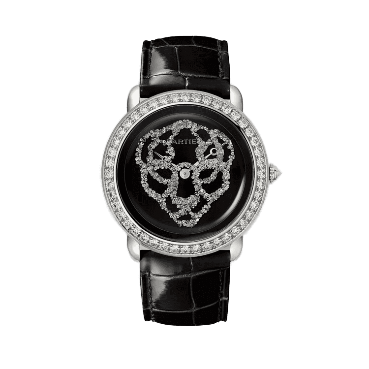 Cartier Révélation D’Une Panthère Black Leather 37mm