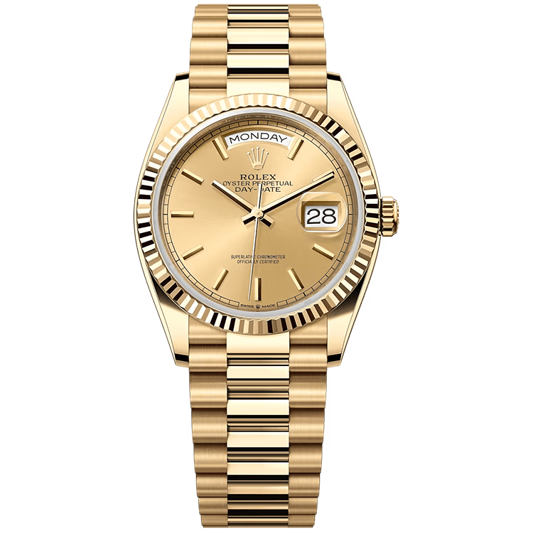 Rolex Day-Date Champagne Yellow Gold 36mm