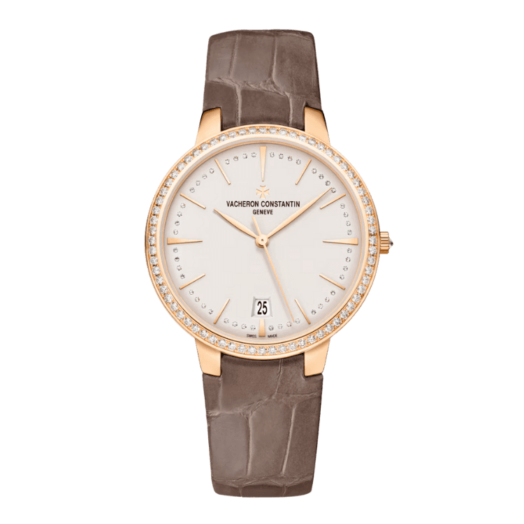 Vacheron Constantin Patrimony Cream Alligator Leather 36.5mm