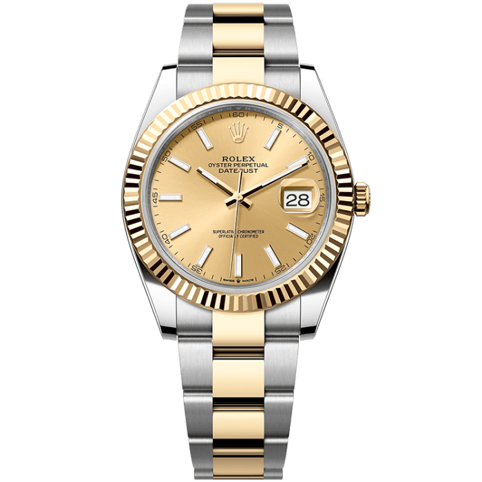 Rolex Datejust Champagne Two-Tone 41mm