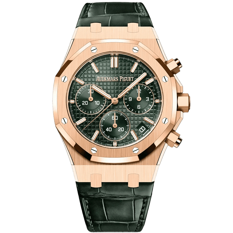Audemars Piguet Royal Oak Chronograph Green Leather 41mm