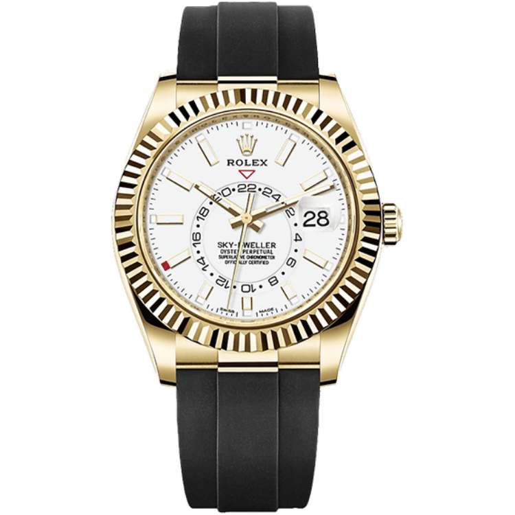 Rolex Sky-Dweller White Rubber 42mm