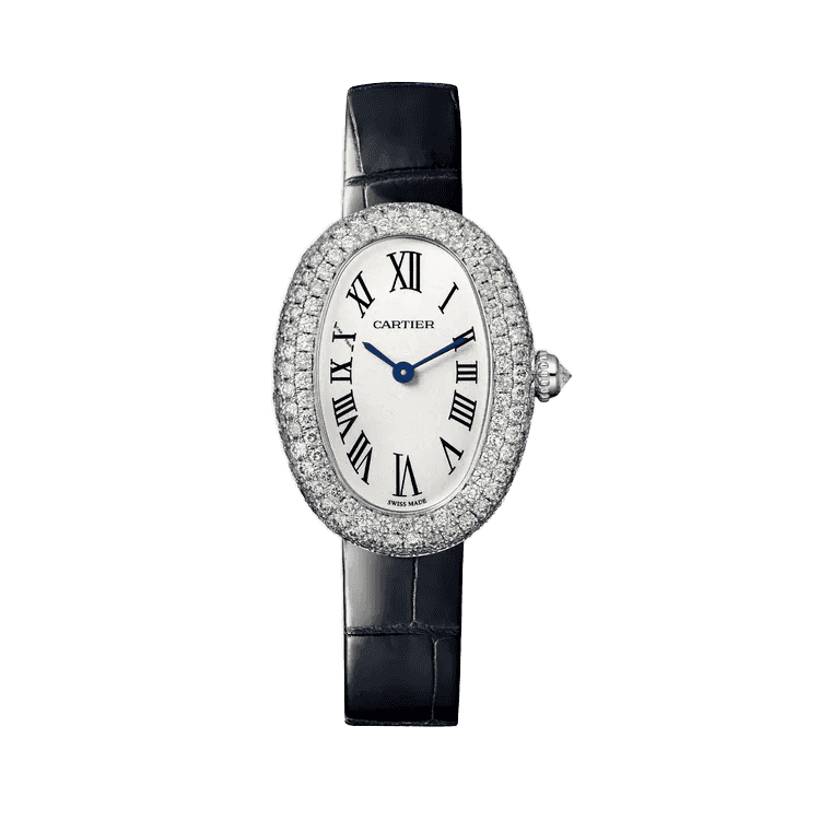 Cartier Baignoire White Leather 26mm