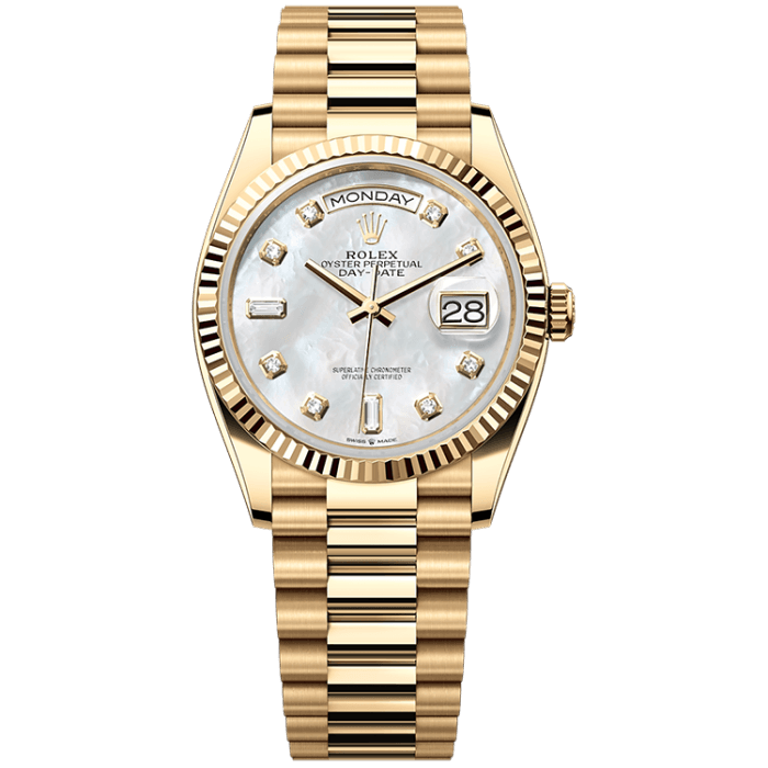 Rolex Day-Date Mother of Pearl Yellow Gold 36mm