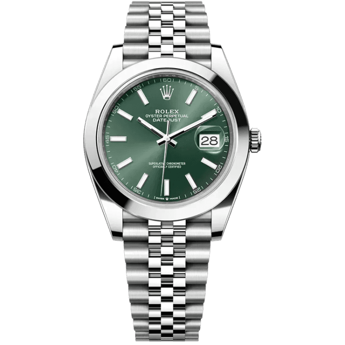 Rolex Datejust Green Steel 41mm