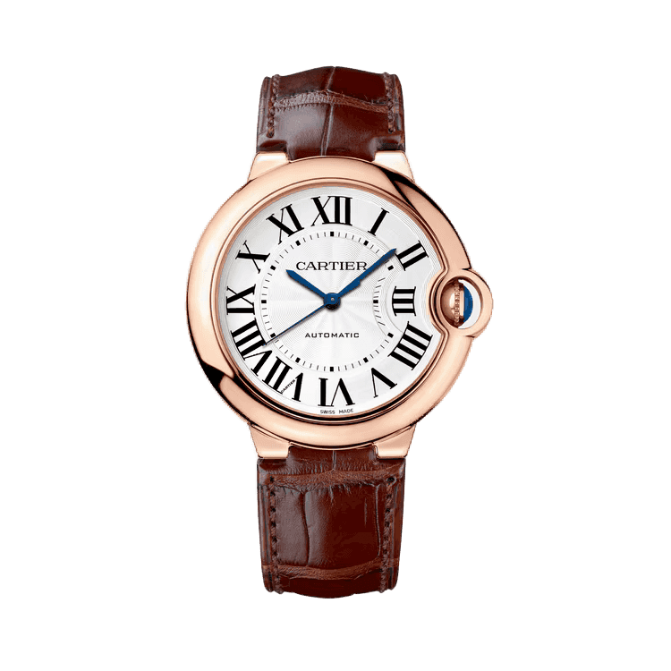 Cartier Ballon Bleu Medium White Leather 36mm