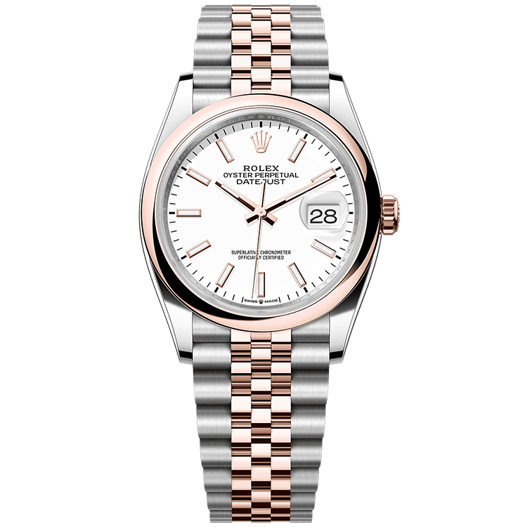 Rolex Datejust White Two-Tone 36mm