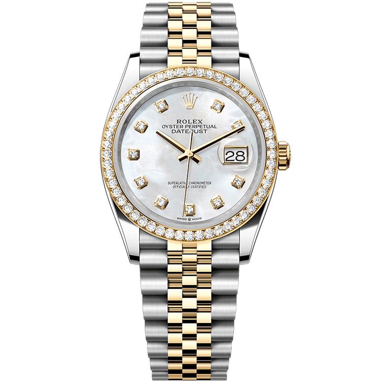 Rolex Datejust Mother of Pearl Two-Tone 36mm
