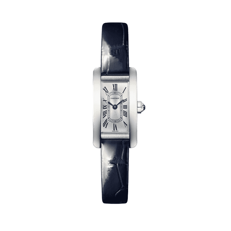 Cartier Tank Américaine Silver Leather 15mm