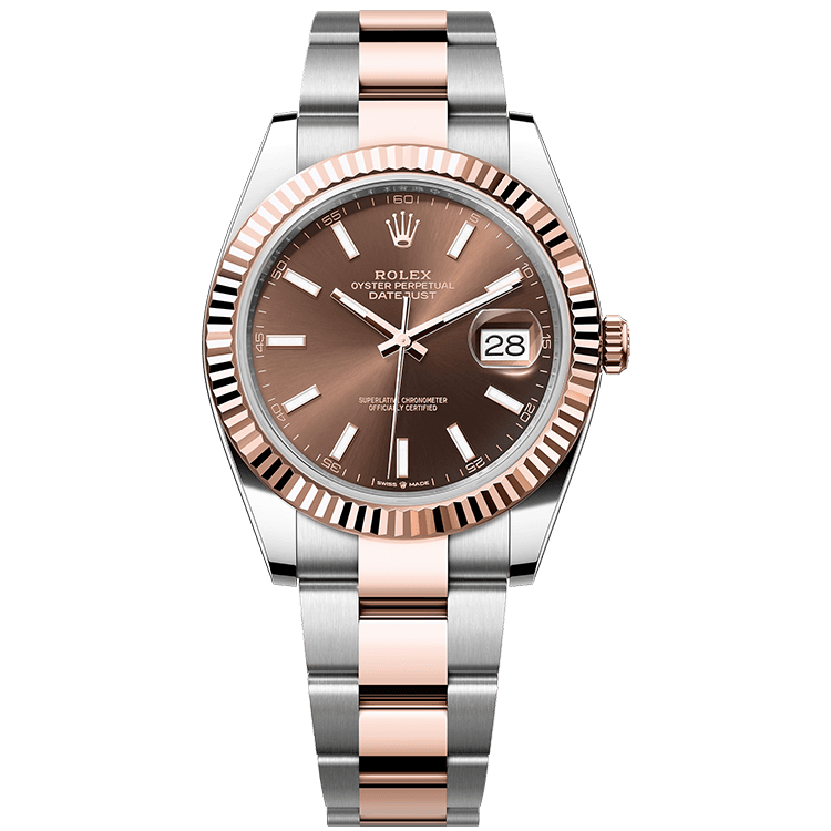 Rolex Datejust Chocolate Two-Tone 41mm